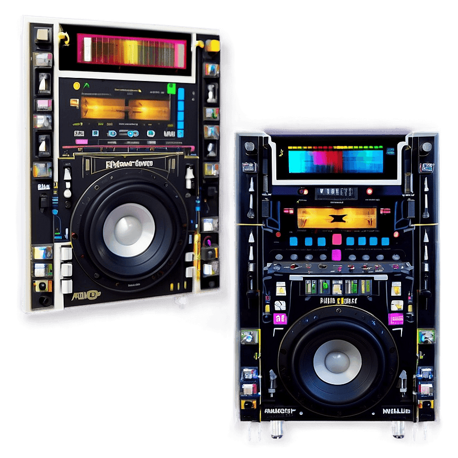 Y2K Electronic Music PNG nng38