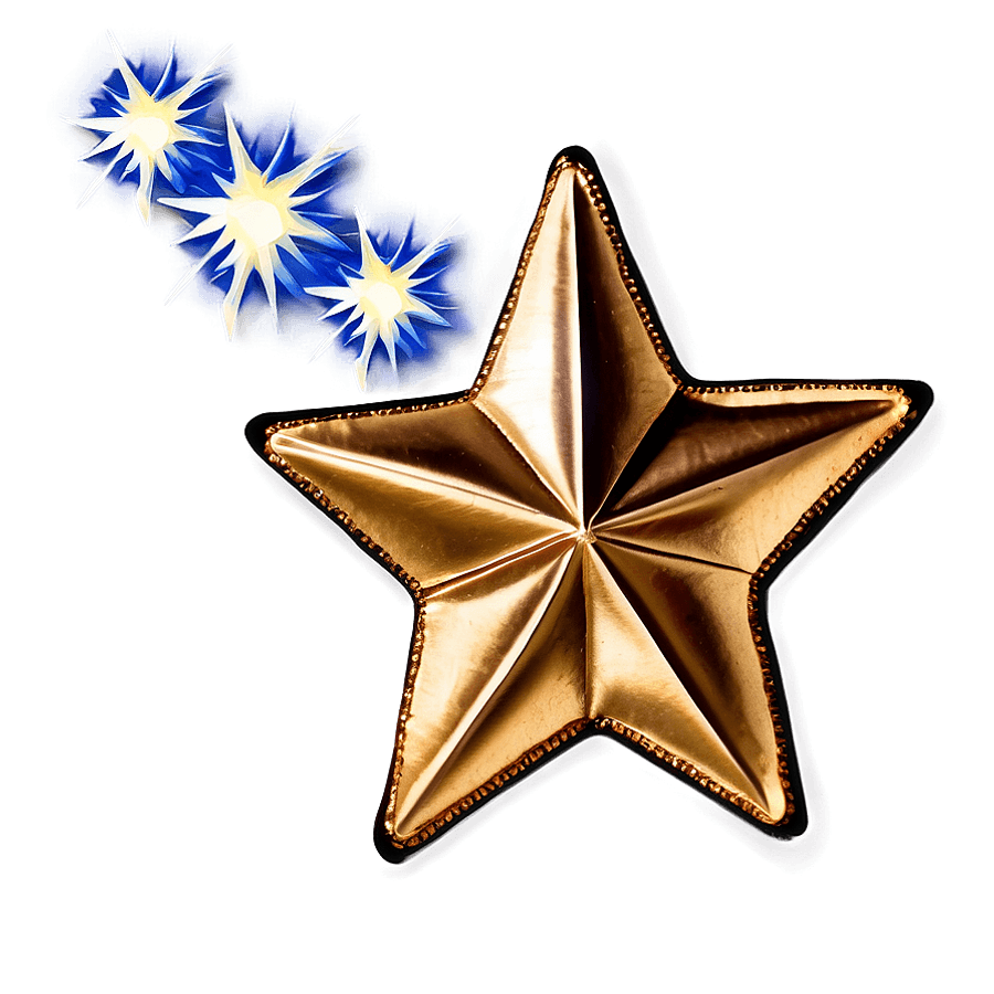 Vintage Twinkle Star PNG 22