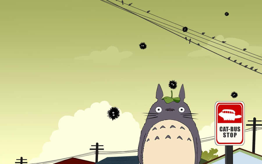 MeinNachbar Totoro 1280 x 800 Hintergrundbild.