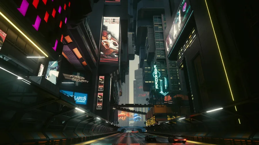 Cyberpunk background