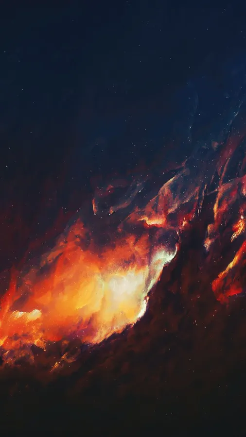Fiery Psychedelic Cloud 