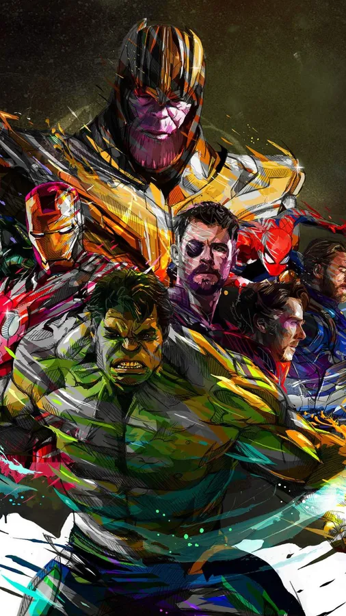 Marvel Art Iphone