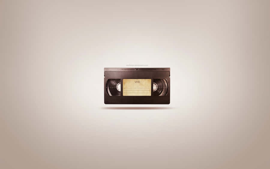 Filmecaseiro em VHS retrô dos anos 80