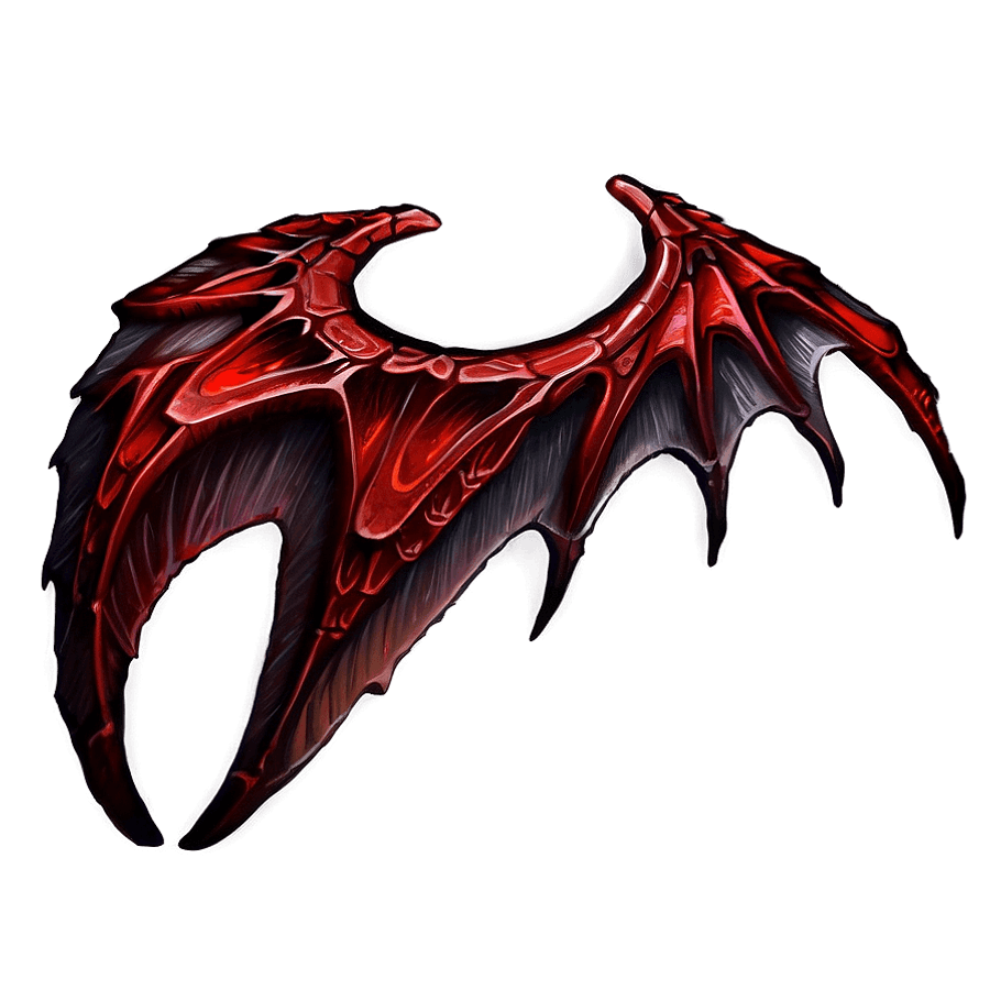 Red Devil Wings PNG ggf45