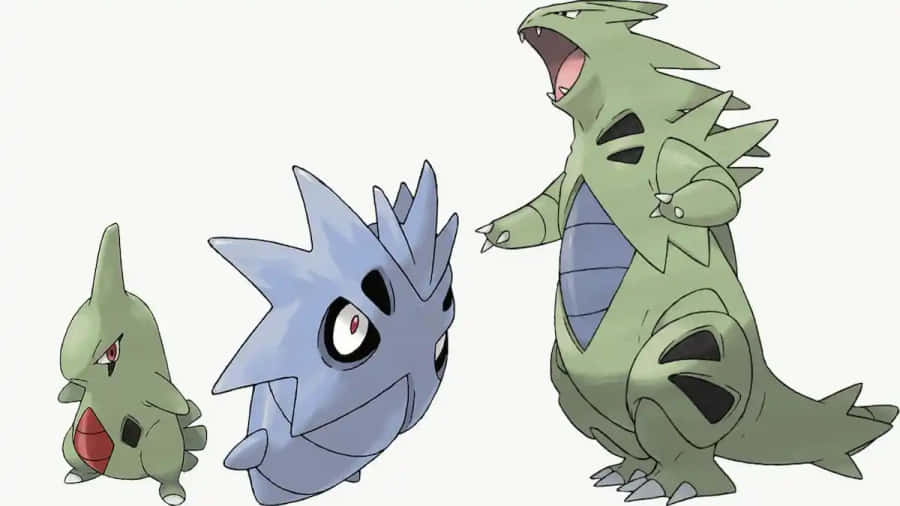 Evolução do Pokémon Pupitar