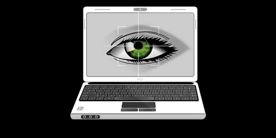 Digital Eye Surveillance Laptop