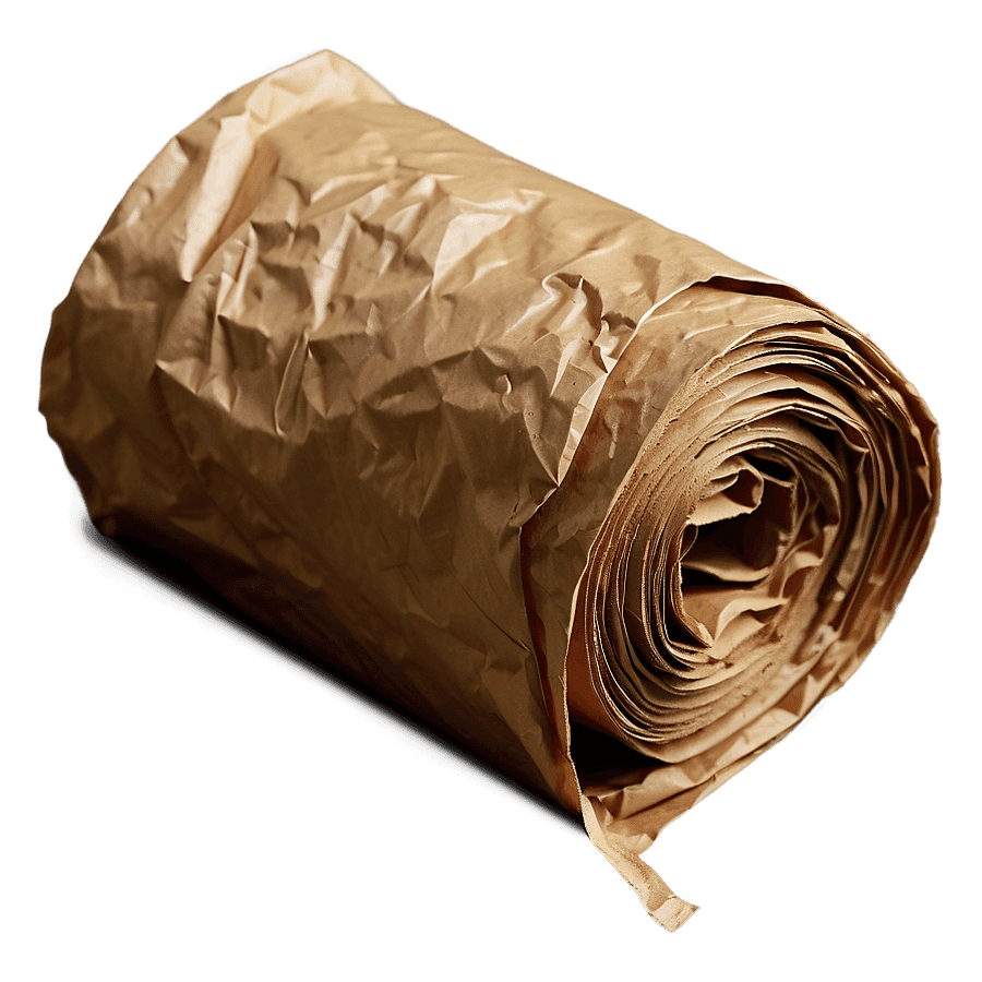 Wrinkled Crumpled Paper Background PNG 96