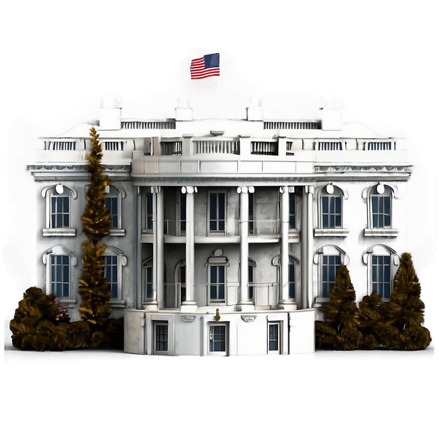 White House Facade PNG ysa