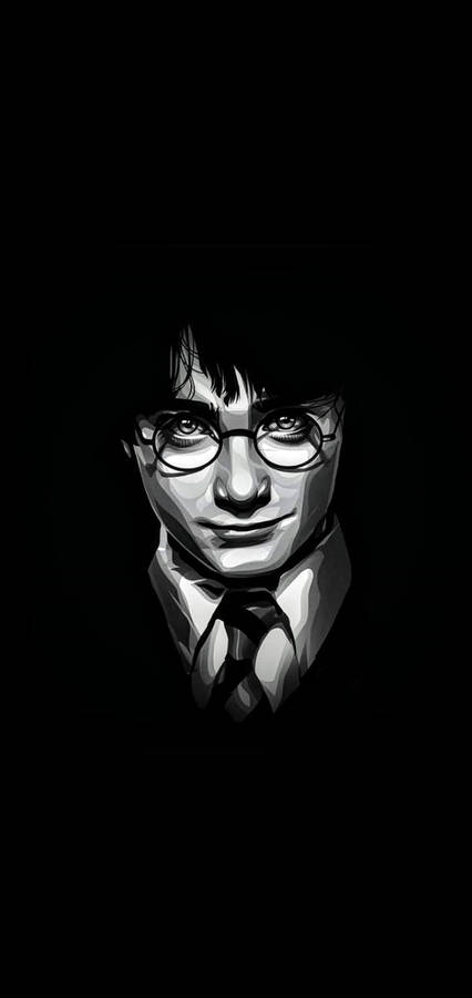 Dark Harry Potter Phone Illustration