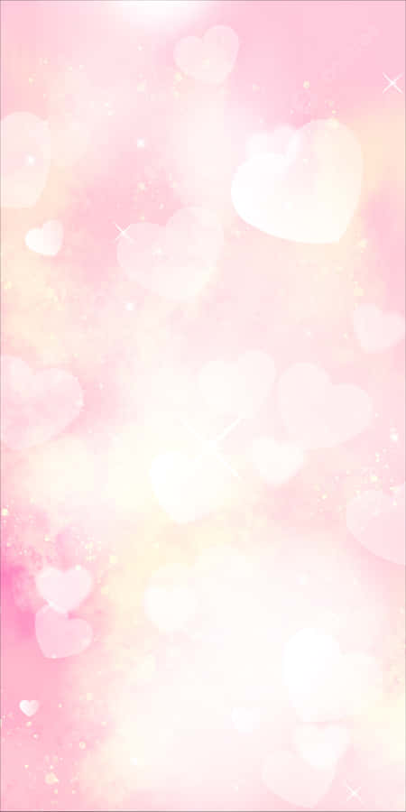 Sfondo Bokeh Cuore Rosa