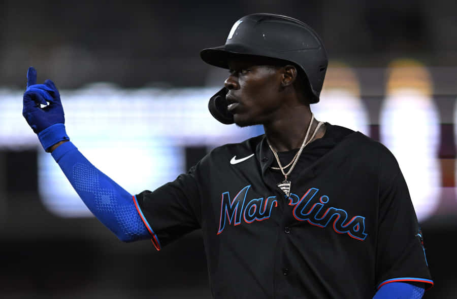 Gesto di Jazz Chisholm in Gioco con i Miami Marlins