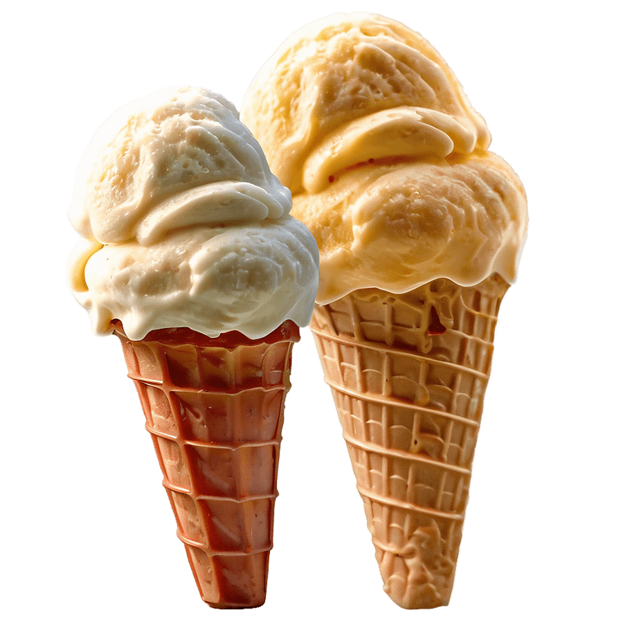 Ice Cream Scoop Cone PNG 18