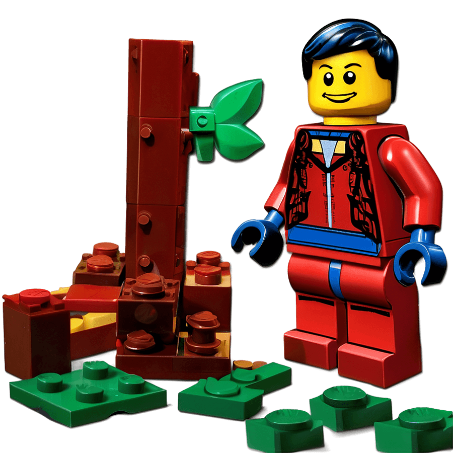 Lego Man Pose PNG wfl79