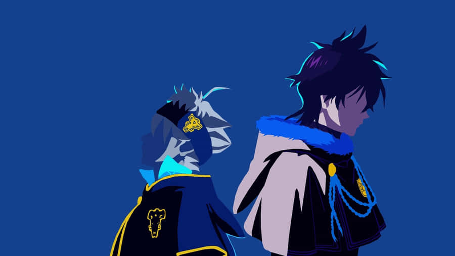 Black Clover Black Bull Mitglieder Silhouette
