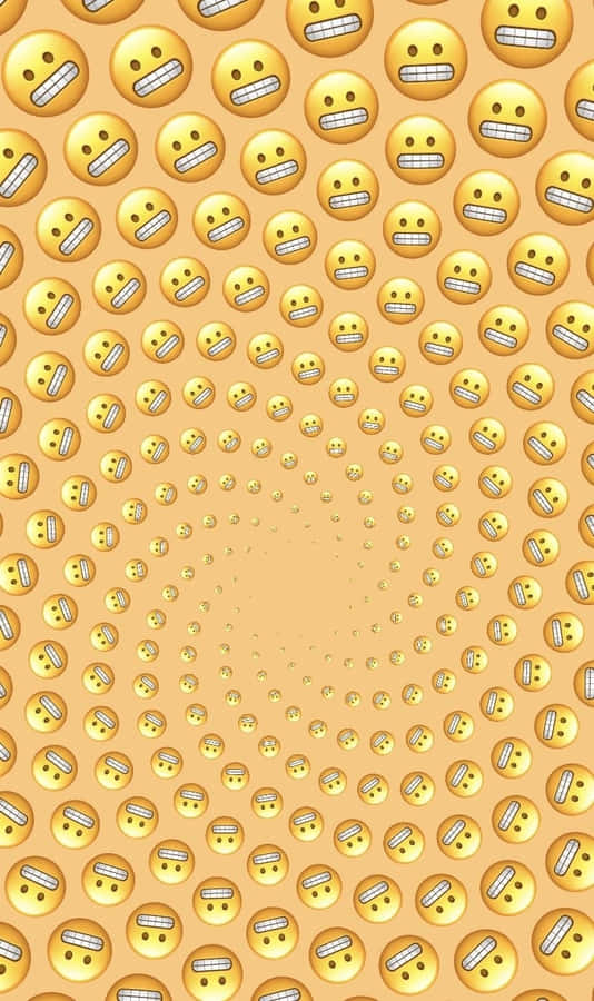 Padrão Espiral de Emojis