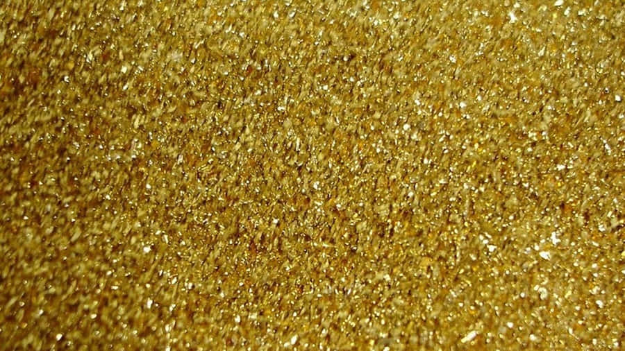 Feuchtschimmerndes Gold Glitzerbild
