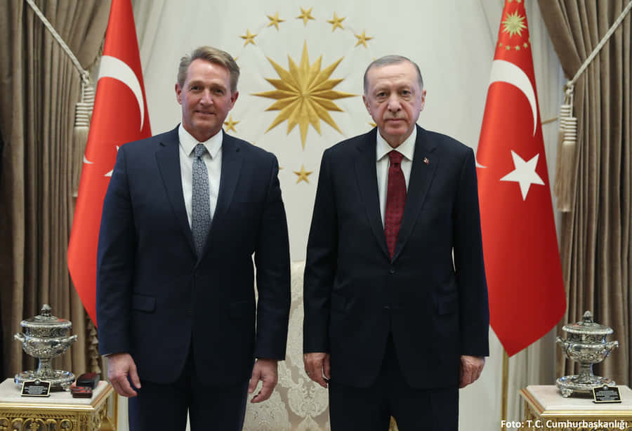 JeffFlake mit dem türkischen Präsidenten