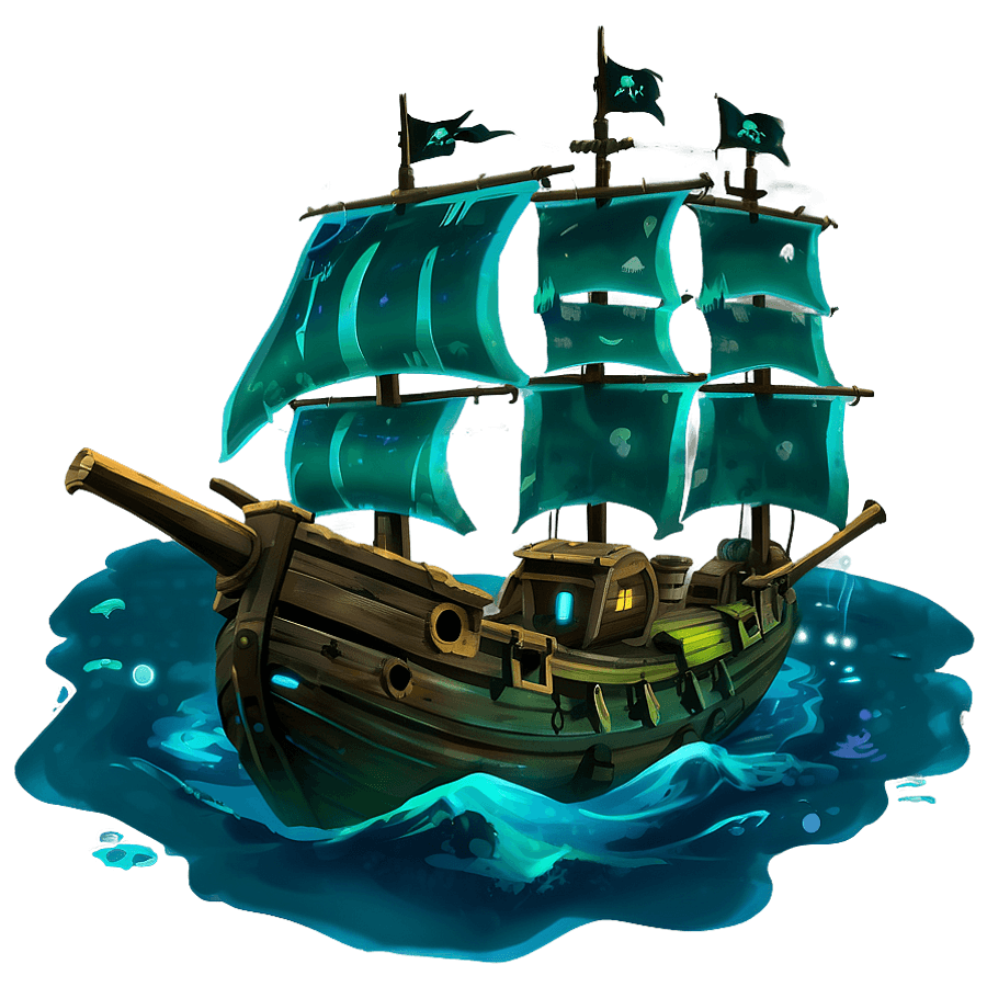 Sea Of Thieves Sunken Ship PNG efk