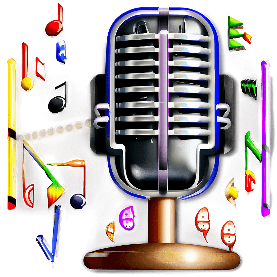 Music Microphone Icon PNG qxl74