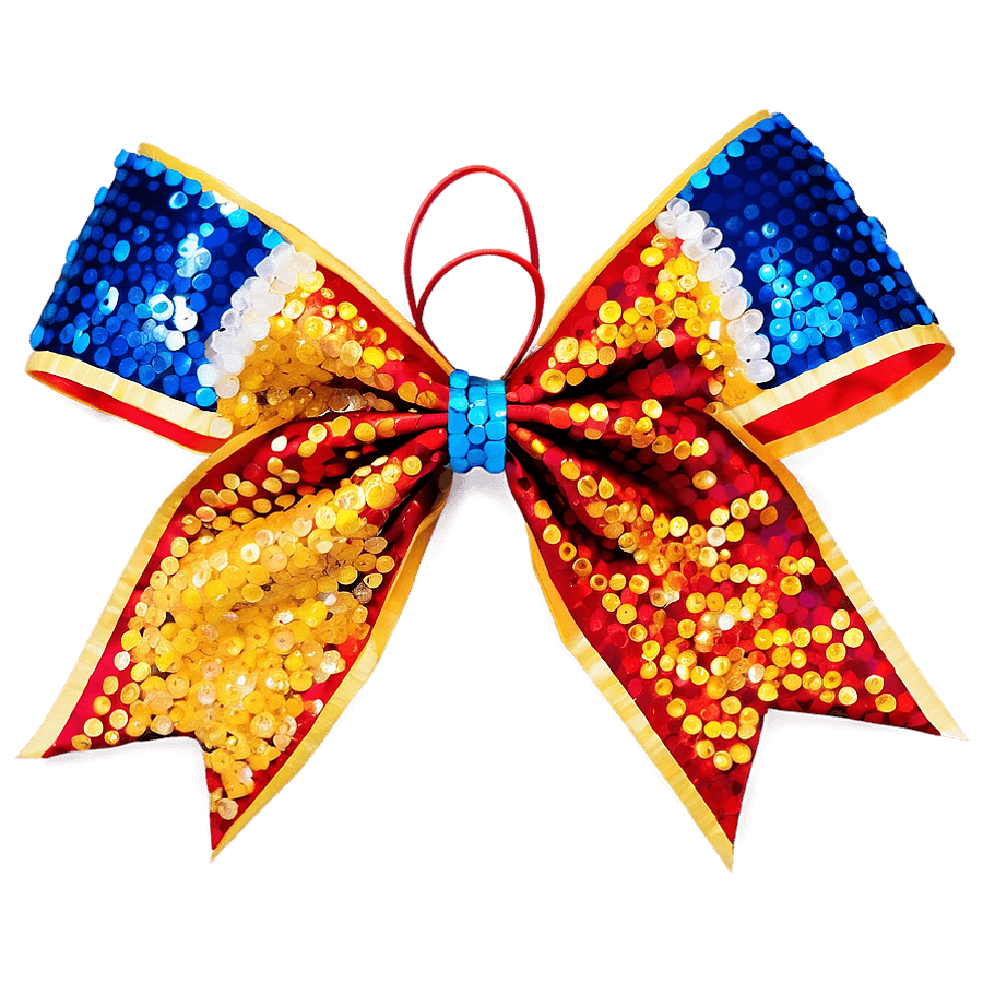 Sequin Cheer Bow PNG dvs86