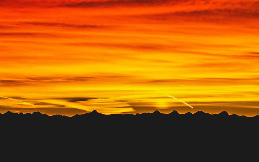 Gulhimmel 2560 x 1600 baggrundsbillede