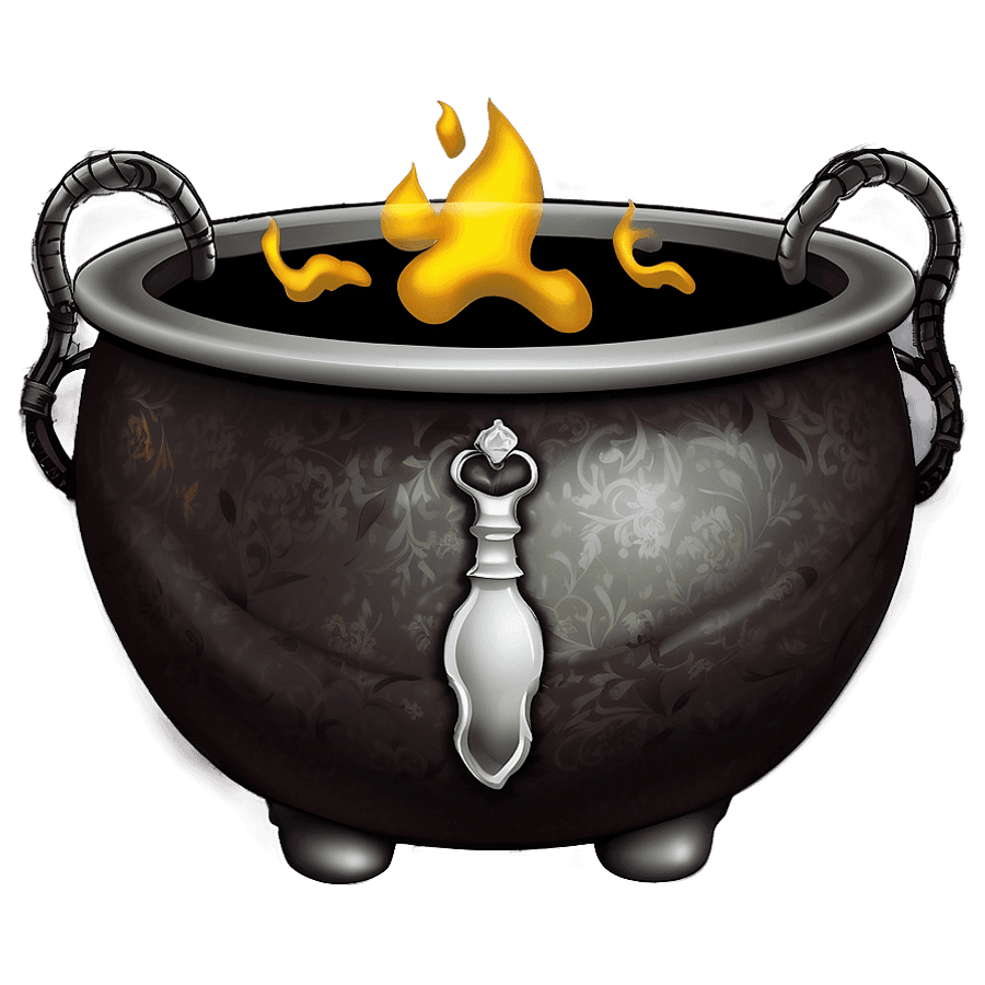 Witch Cauldron PNG fpt12