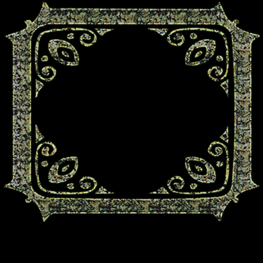 Ornate Golden Frame Design