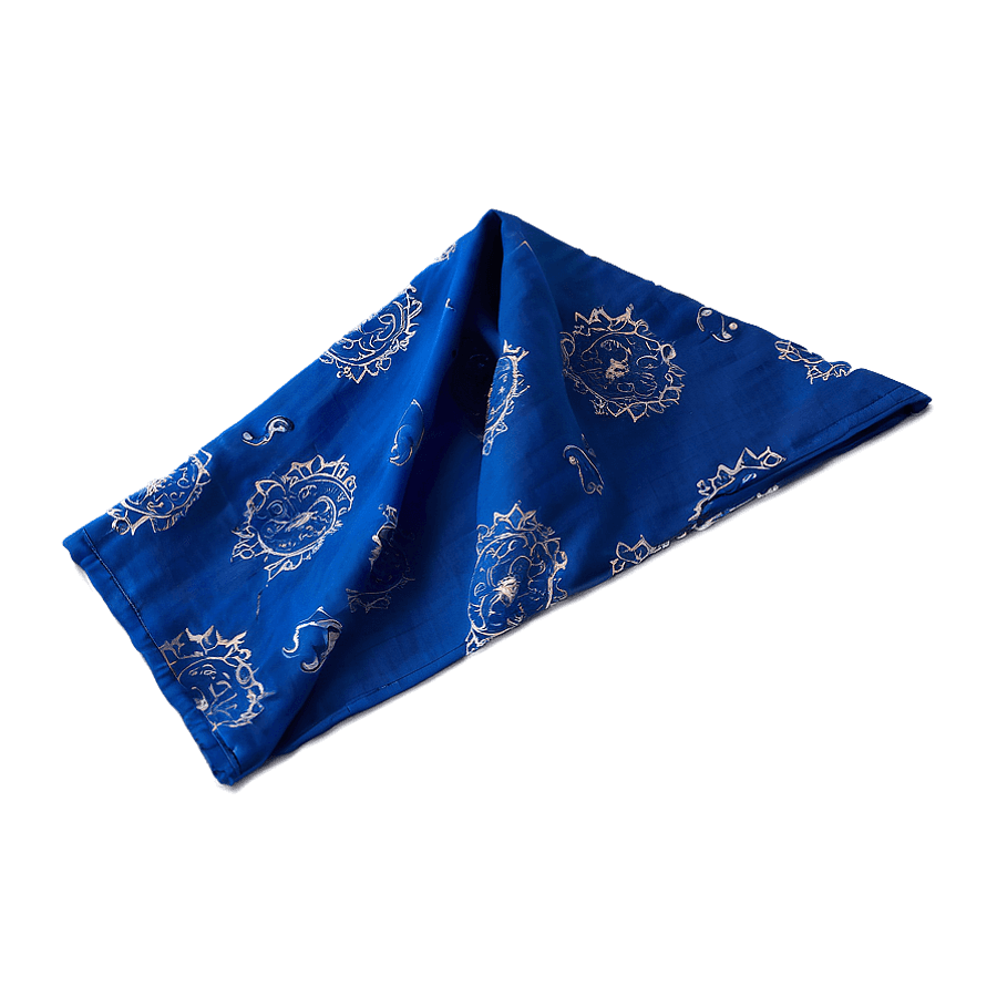 Persian Blue Bandana View PNG 73