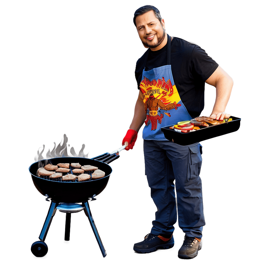 Summer BBQ Grill Master PNG dkf29