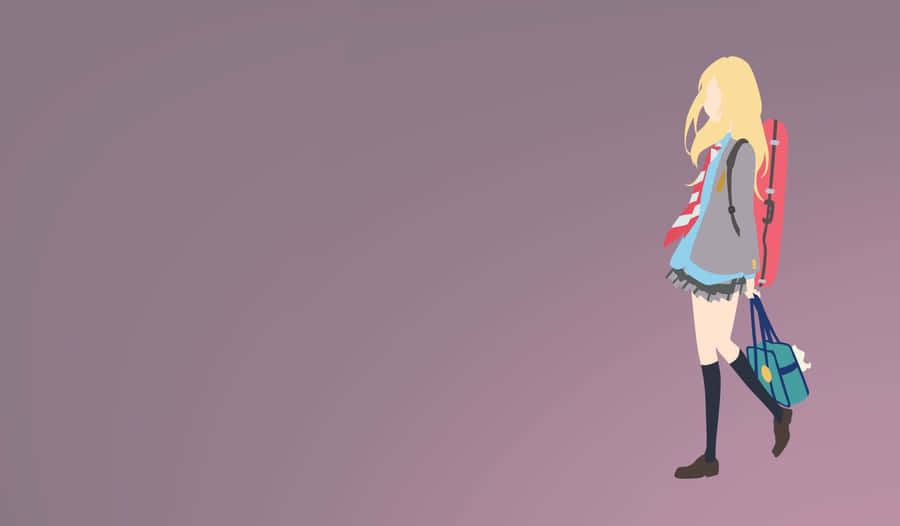 Kaori Miyazono in Abbigliamento da Scuola