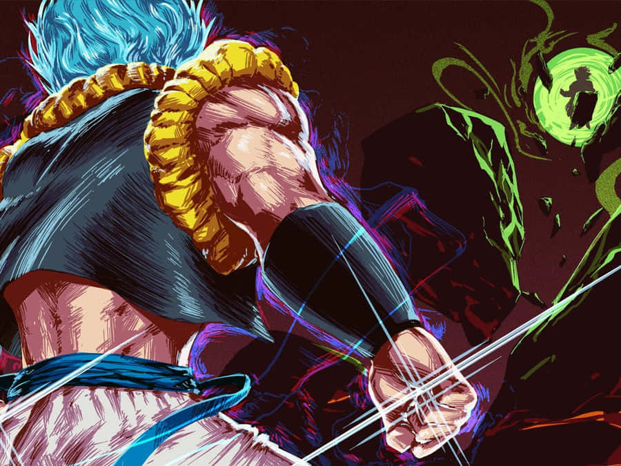 Friezaog Goku kæmper mod Broly i den spændende handling i Dragon Ball Super: Broly.