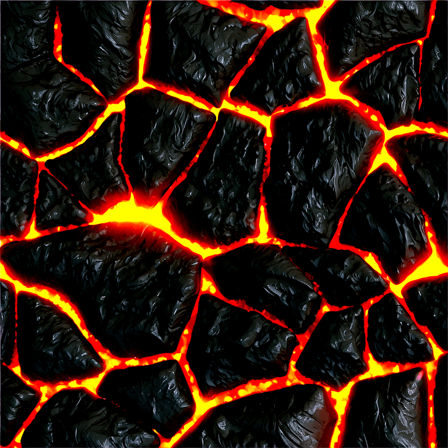 Volcanic Lava Texture PNG baf