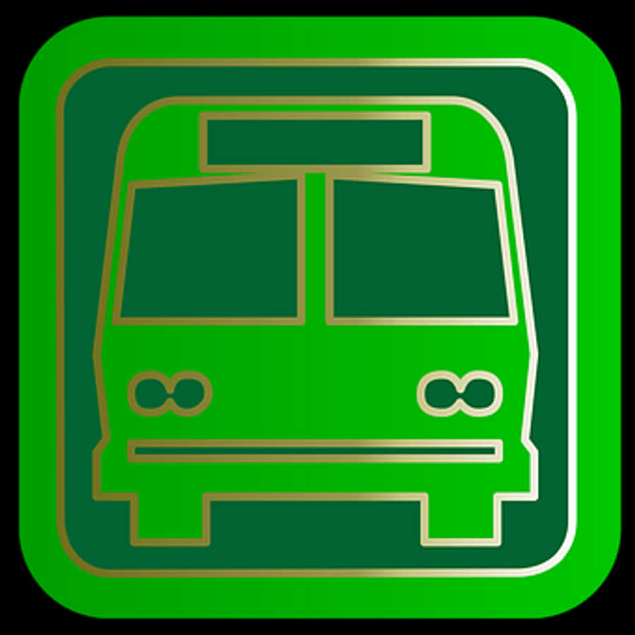 Green Bus Icon