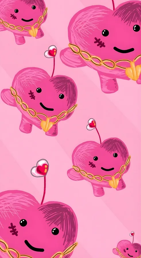 Maxident Heart Character Pattern