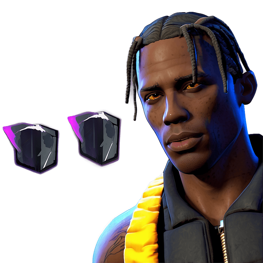 Travis Scott Fortnite Icon Series PNG vfx59