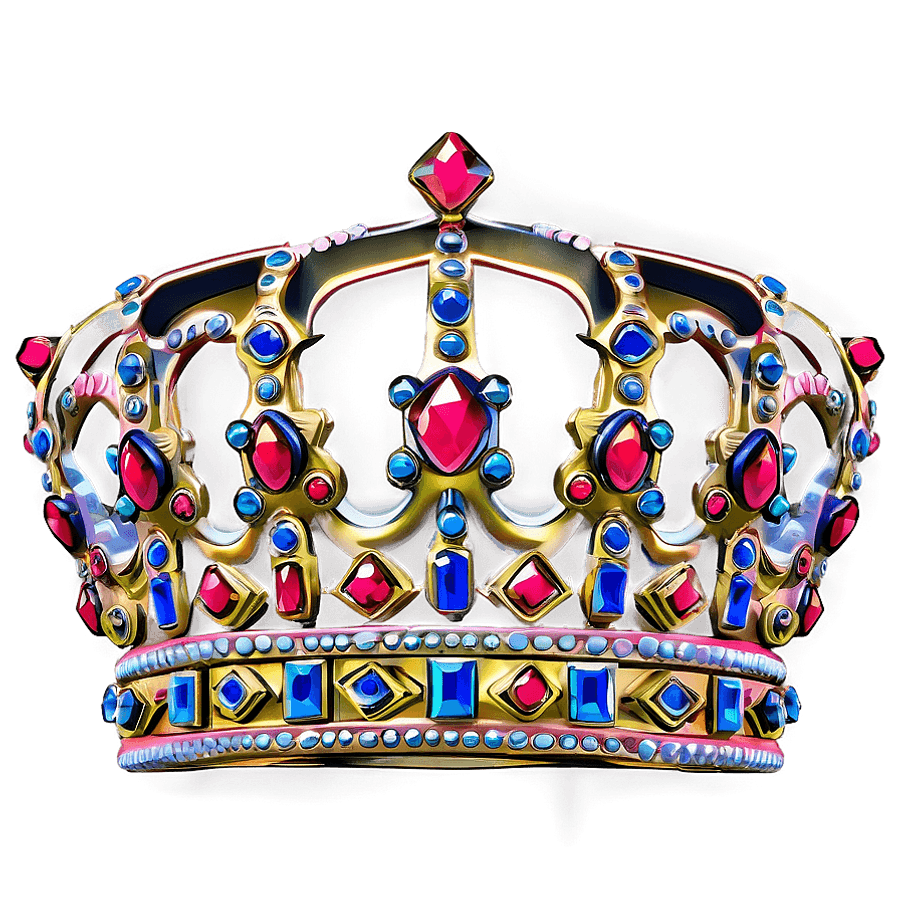 Crown Jewel Outline PNG 99