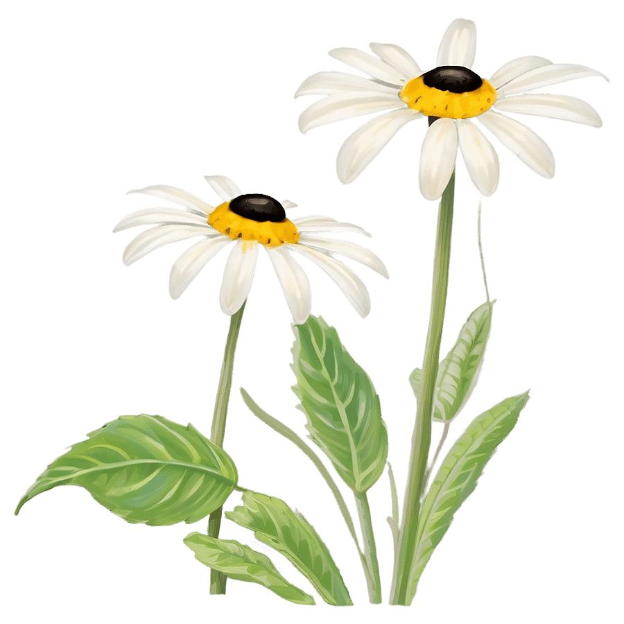 Black Eyed Susan Under Blue Sky PNG 37