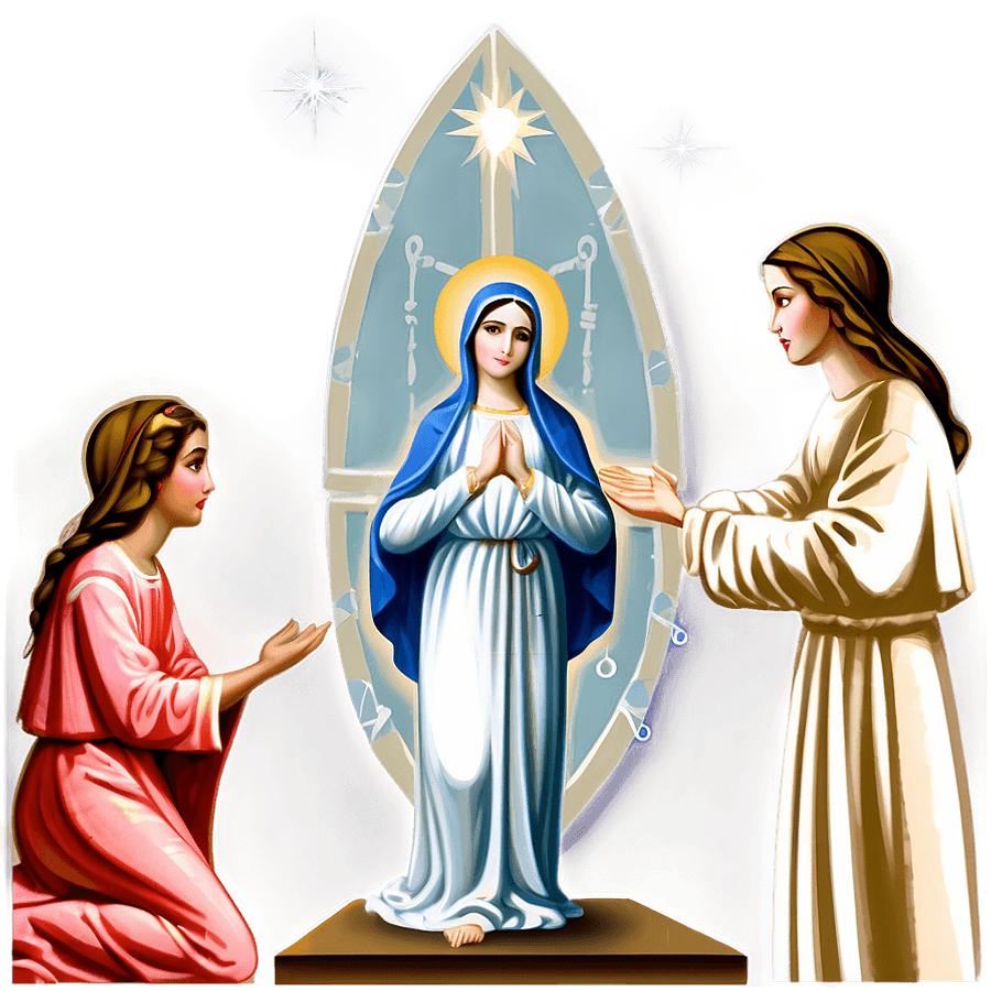 Annunciation of Virgin Mary PNG beg
