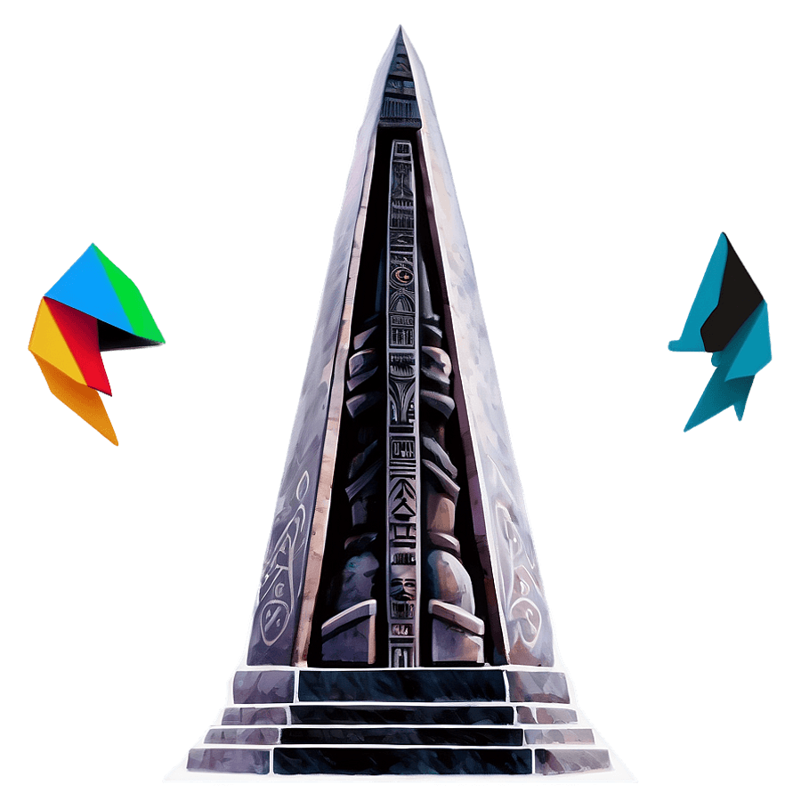 Tall Obelisk Monument PNG 45