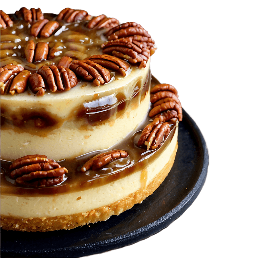 Pecan Pie Cheesecake PNG 66