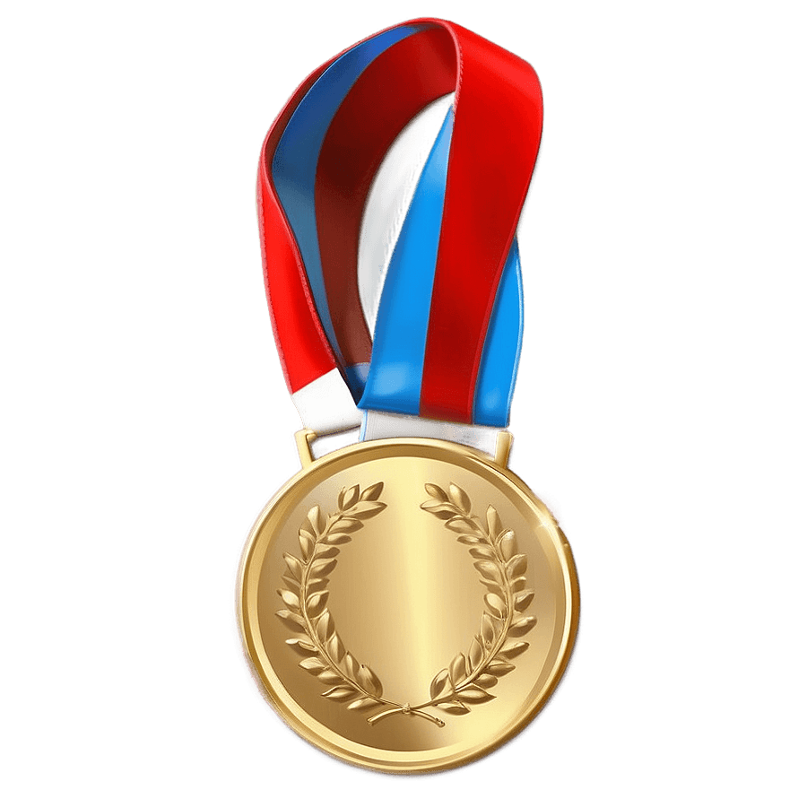 Shiny Gold Medal PNG uwc40