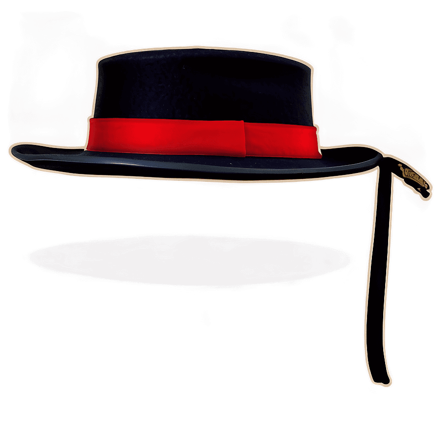 Dapper Black Hat PNG pwp3