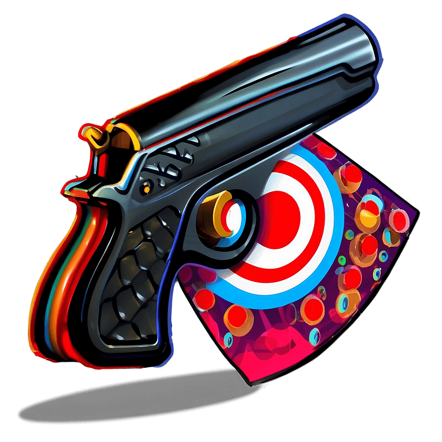 Toy Gun with Target PNG 78