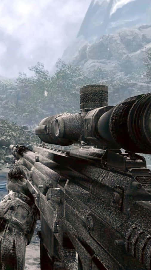 "Callof Duty Sniper" no computador.