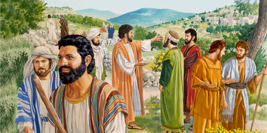 Jesus'Jünger - Hintergrundbild mit einer Größe von 1200 x 600 Pixeln