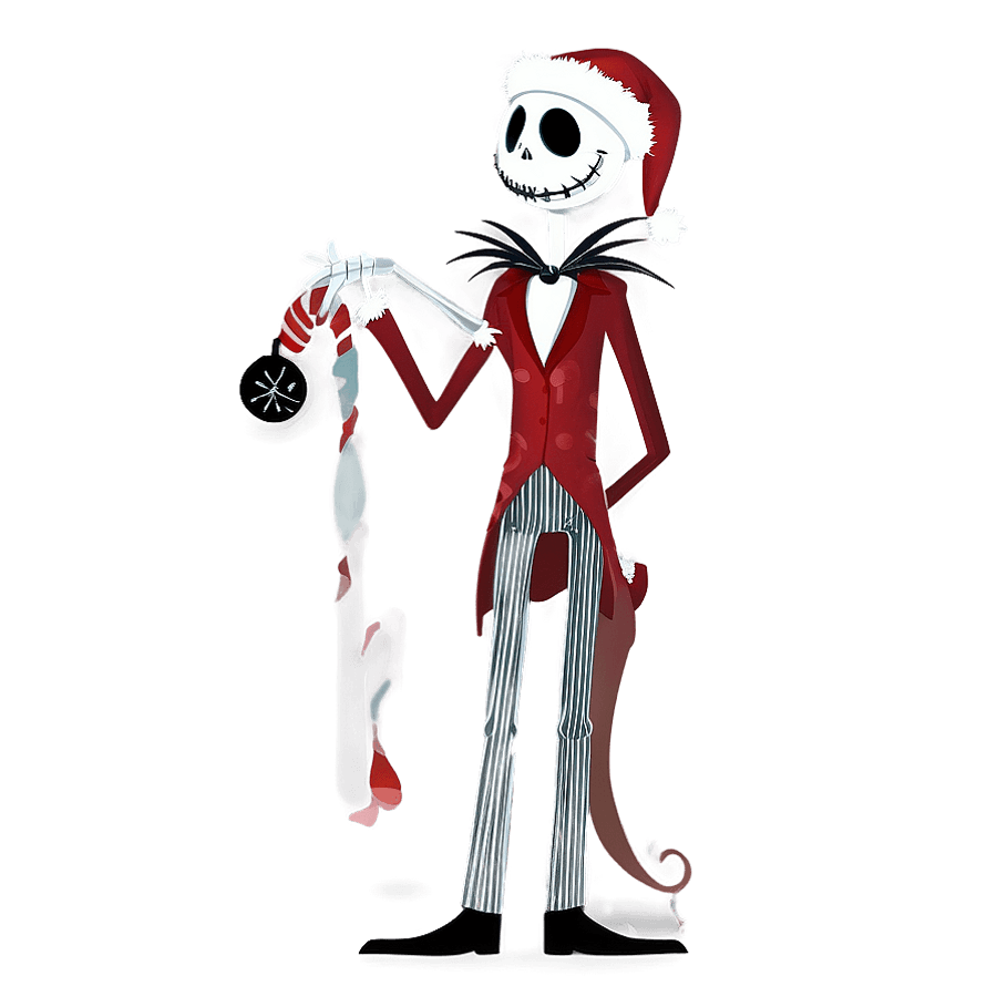 Santa Jack Skellington Ho Ho Ho PNG 06292024