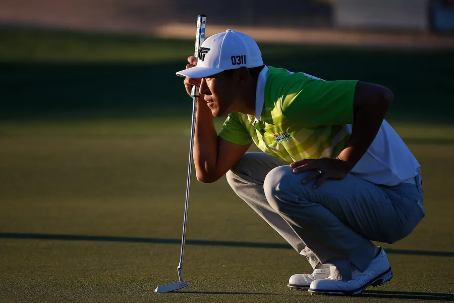 James Hahn Crouching Down