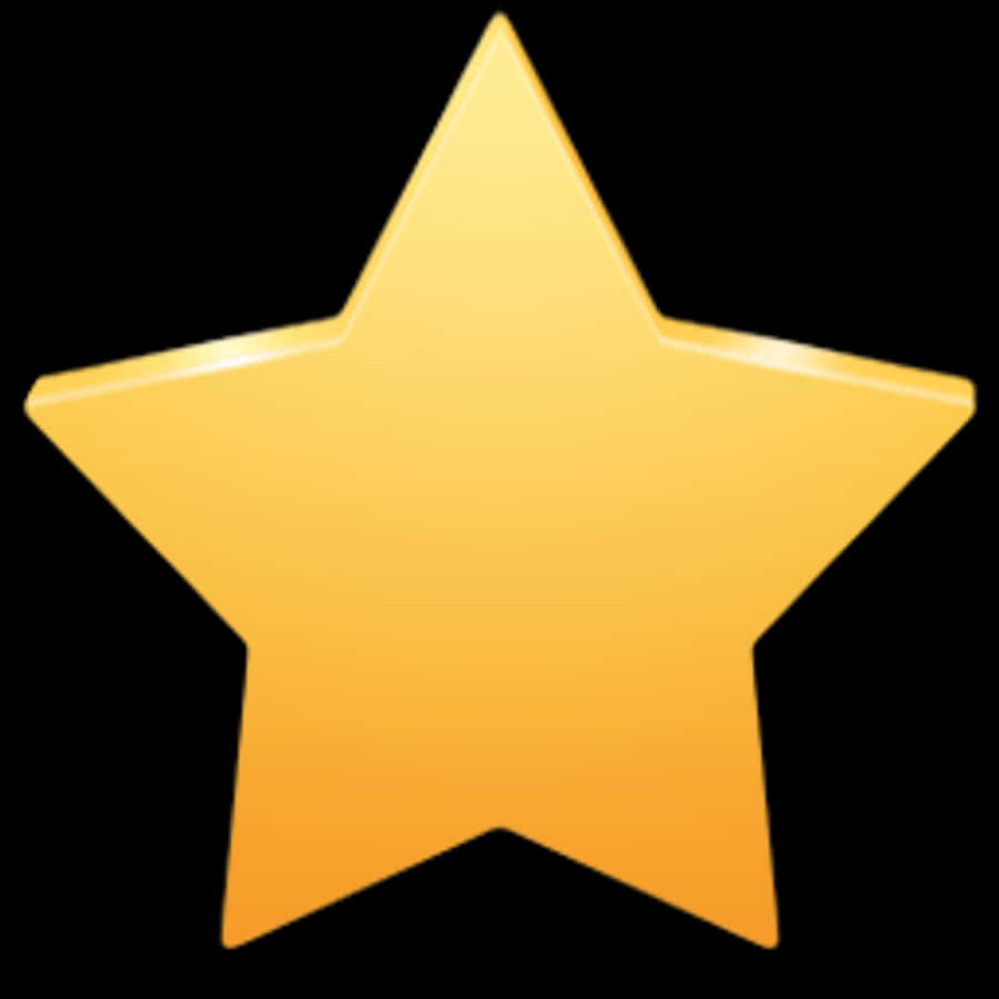 Golden Star Icon