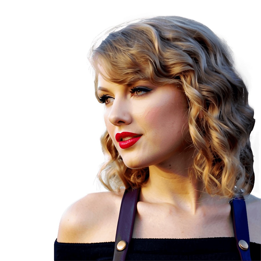 Taylor Swift Sunset Portrait PNG 05212024