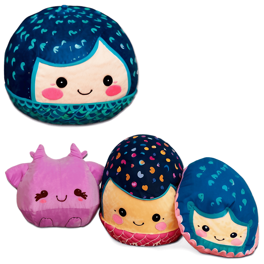 Squishmallows Mermaid Series PNG fpm94